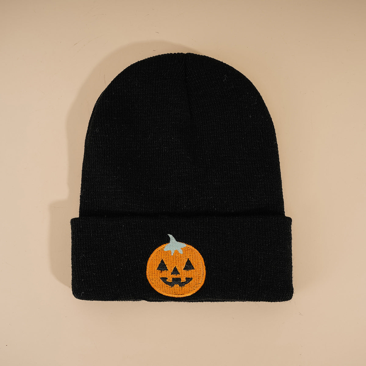 Wholesale   Pumpkin Personalized Embroidered Woolen Knitted Hat