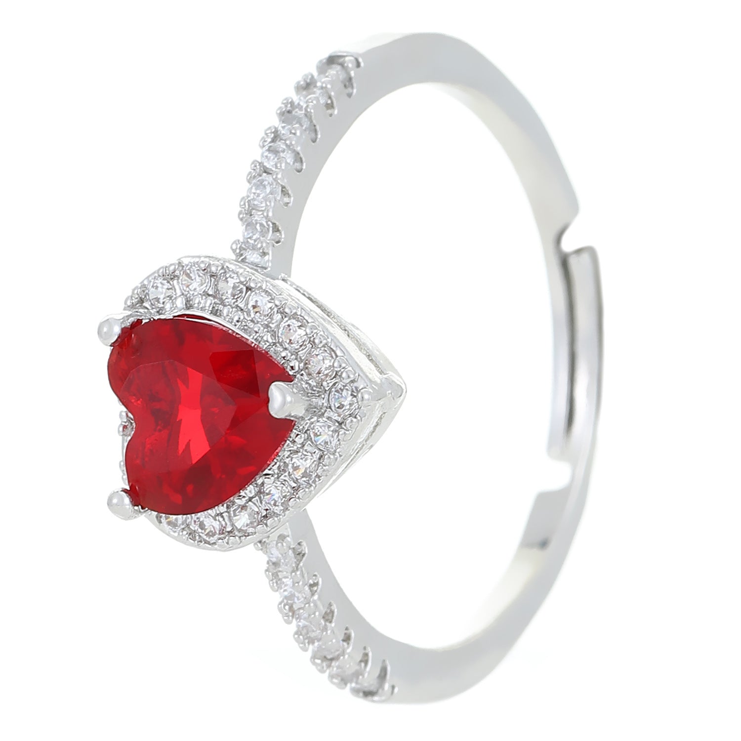 Wholesale color love zircon diamond ring