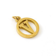 Wholesale Hollow letter Diy 26 English letter pendant