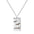 Wholesale square letter titanium steel necklace