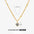 Wholesale December 18K Gold Stainless Steel Diamond Necklace