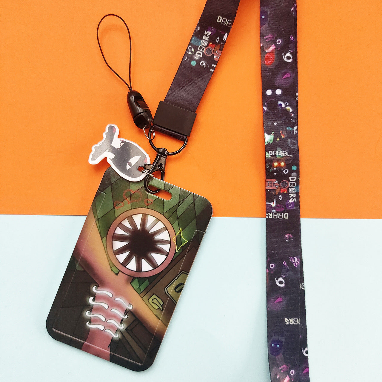 Wholesale 2pcs Cartoon Letter Lanyard Keychain ACC-KC-AShi001