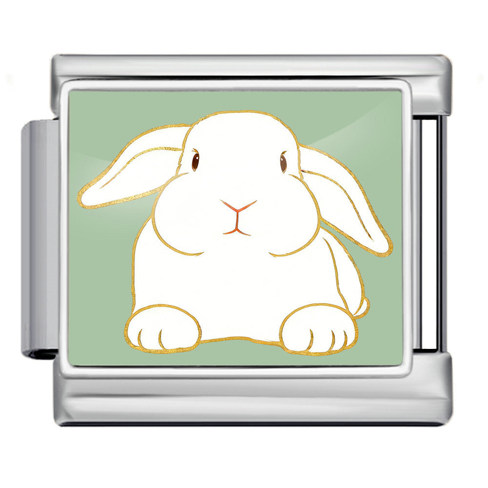 Wholesale Easter Bunny Modular Bracelet Stainless Steel DIY Detachable - Everyday Wear Jewelry Accessory