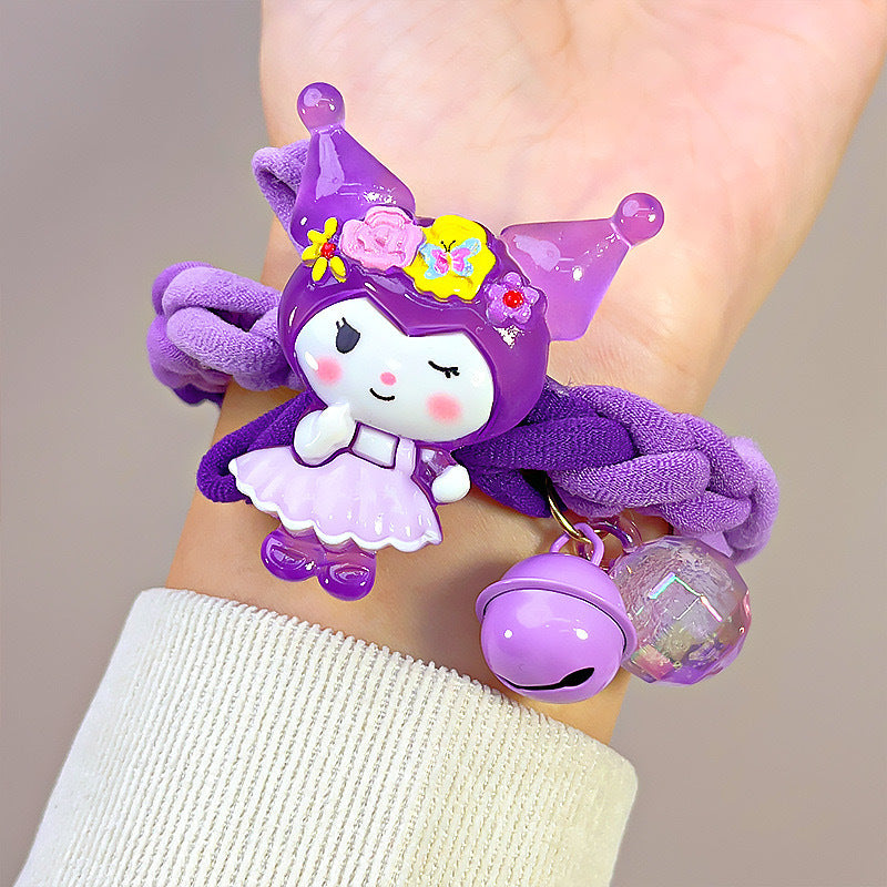 Wholesale 10pcs Cartoon Cute PVC Hair Rope Hair Scrunchies ACCVIP-HS-Huidi003