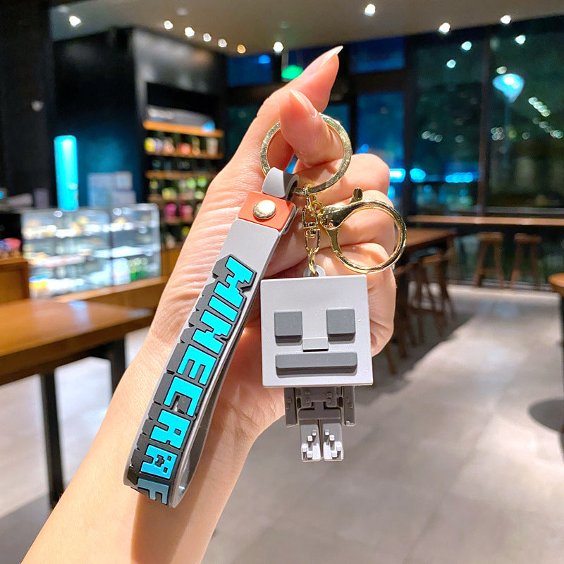 Wholesale Cartoon PVC Soft Keychain Creative Keychain ACCVIP-KC-XinShu006