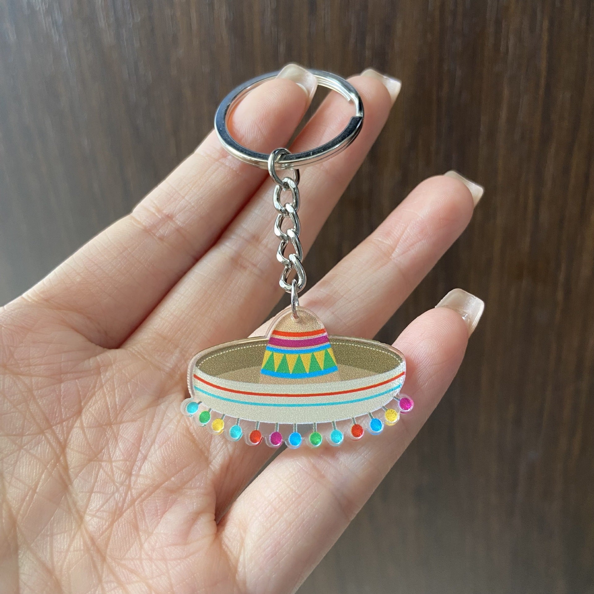 Wholesale Mexican Carnival unique and exaggerated keychain accessories