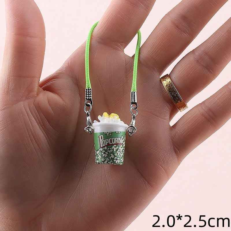 Wholesale Cute cartoon mini popcorn doll accessories