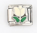 Wholesale Italian Style Flower Modular Bracelet Stainless Steel Fashion Accessory For Gift And Resale