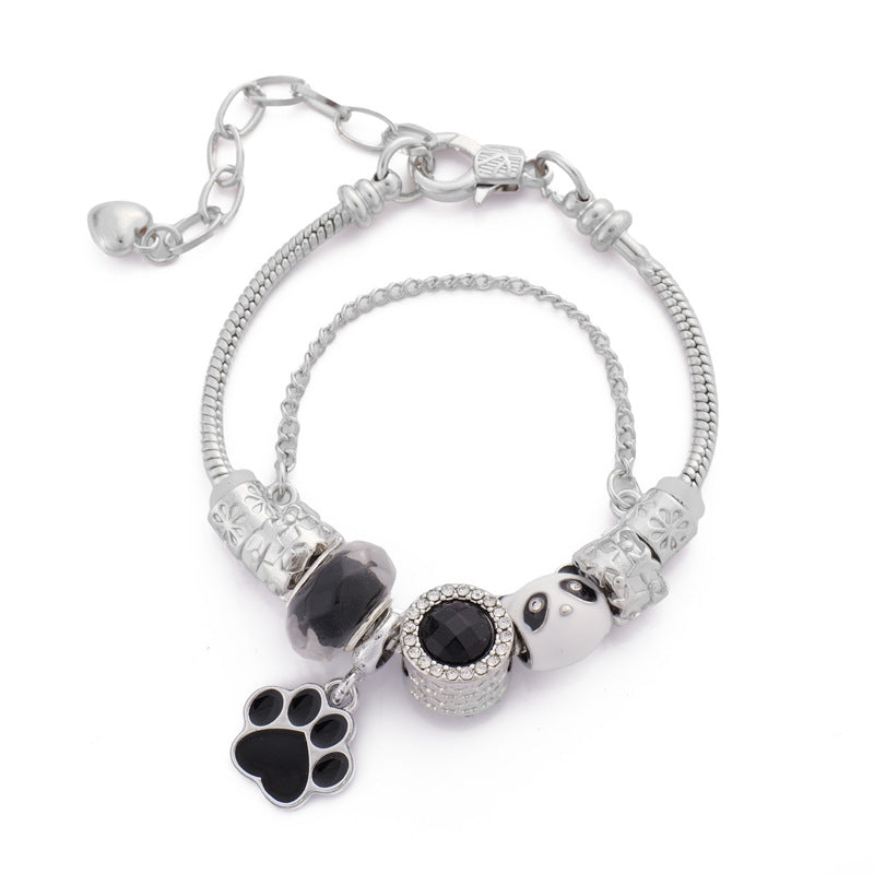 Wholesale Panda Bracelet DIY Removable Bracelet