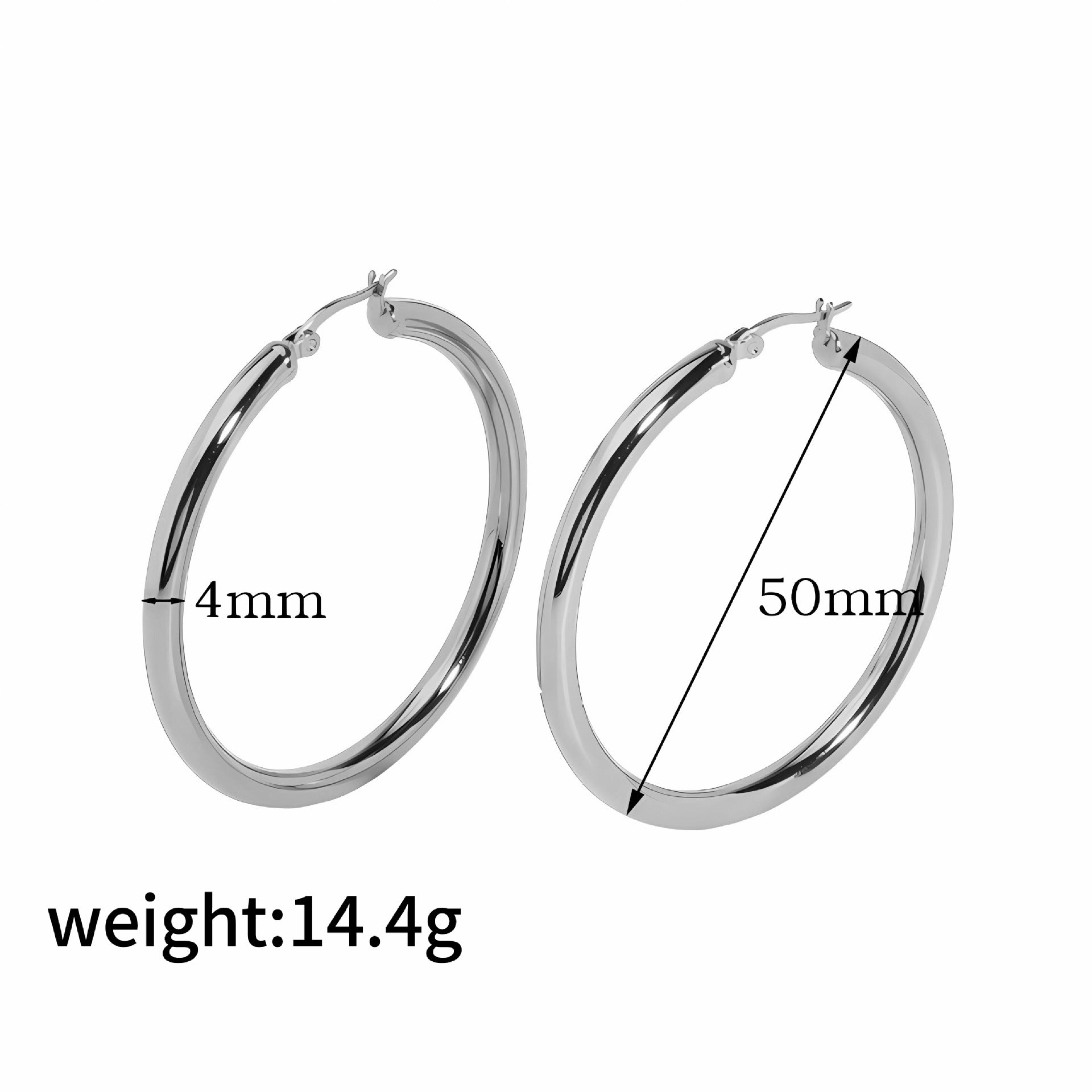 Wholesale 18K Gold Stainless Steel Circle Hollow Earrings ACC-ES-LiQuan010