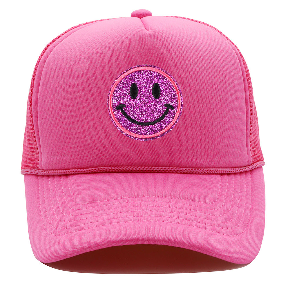 Wholesale  Smiley Face Patch Baseball Cap
