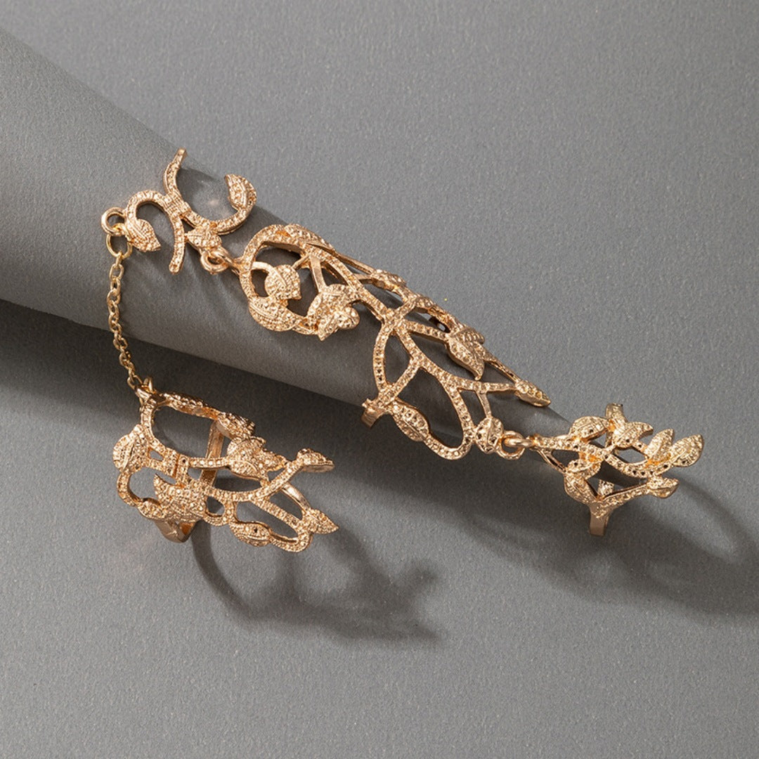 Wholesale  retro style two-finger ring