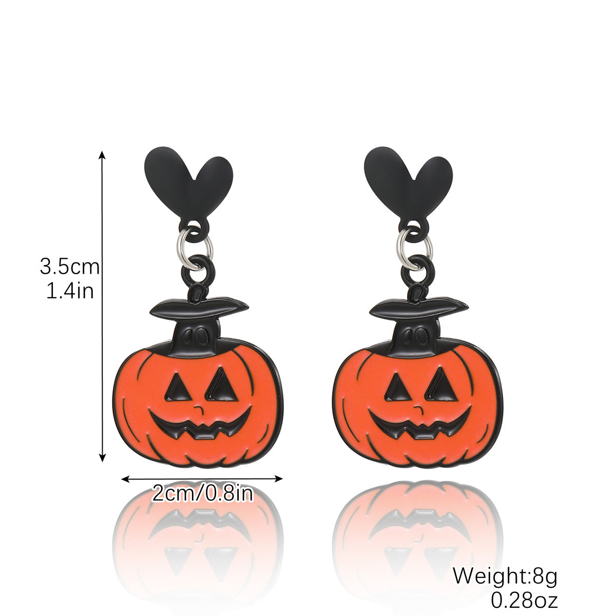 Wholesale  Skull Diablo Earrings  Diamond-encrusted Alloy Halloween Earrings