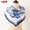 Wholesale  Blue and White Porcelain Pattern 90* 90 Satin Large Square Scarf