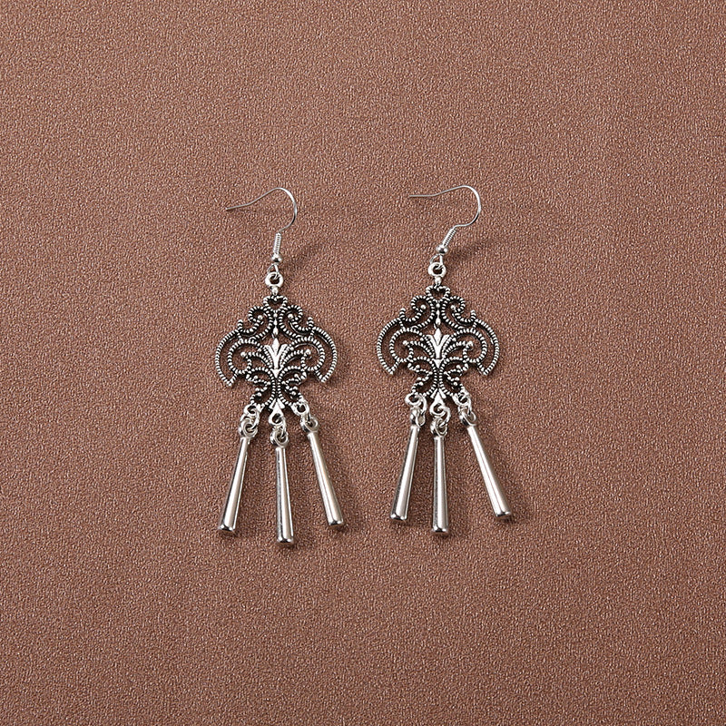 Wholesale Retro Tassel Long Earrings Ethnic Style Earrings ACC-ES-Gumi007