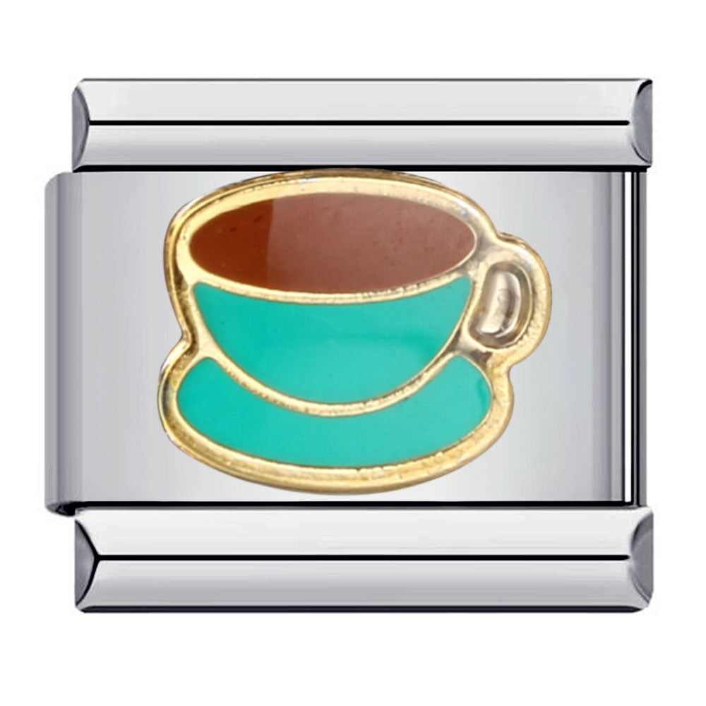 Wholesale Italian Charm Bracelet 9mm DIY Welded Oil-Drip Cartoon  Creative Stainless Steel Composable Bracelet