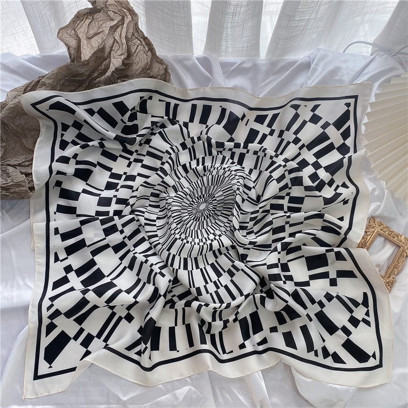 Wholesale Hangzhou Silk Spring Autumn f Women' s Shawl f 70cm Square f Gift Silk