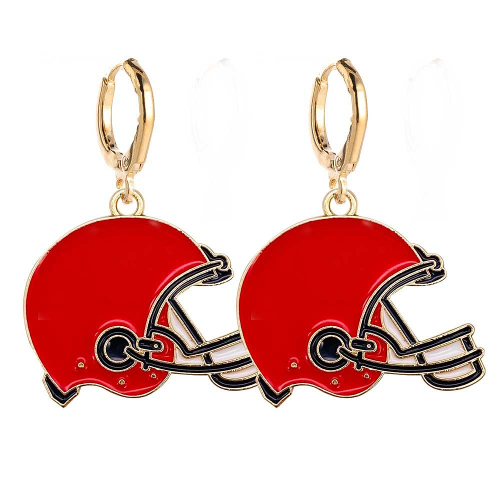 Wholesale Cartoon Baseball Hat Gloves Shoes Oil Drop Earrings ACC-ES-ChenY048