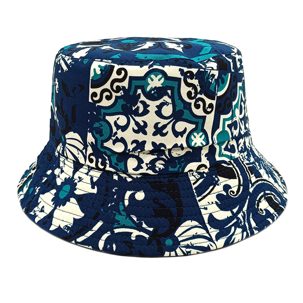 Wholesale Bohemian style double-sided fisherman hat bucket hat