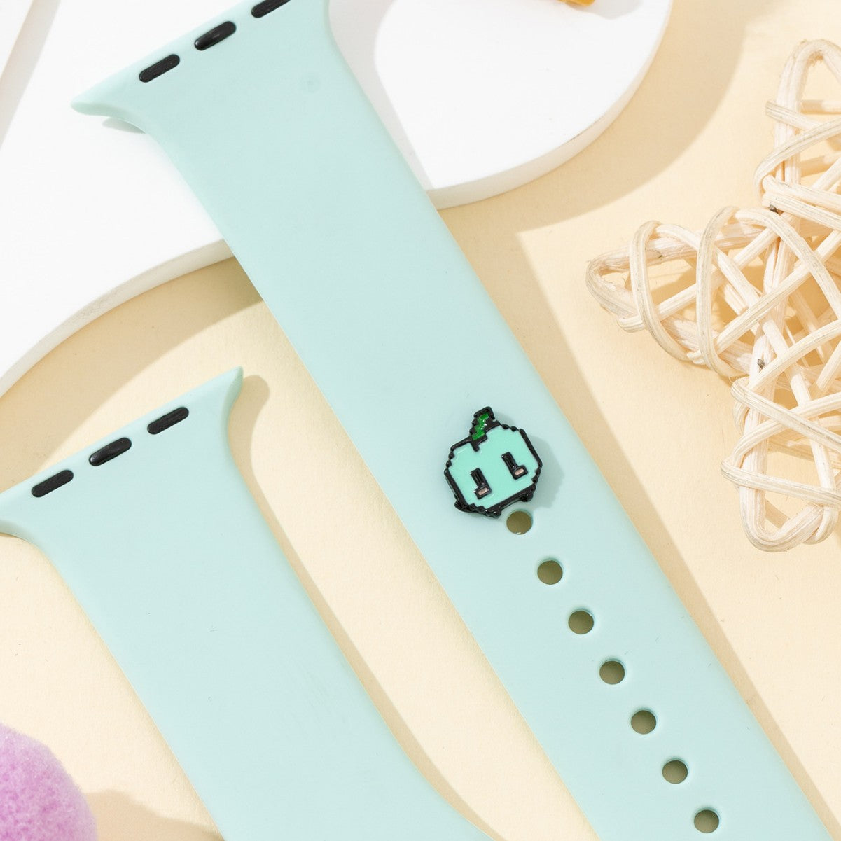 Wholesale Zinc Alloy Cartoon Decorative Buckle For Silicone Watch Bands Fashion Resale Accessory