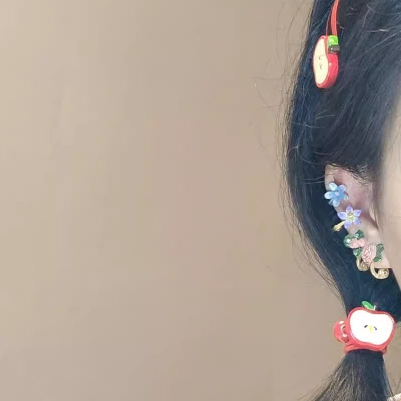 Wholesale  flower small ear clip  earrings
