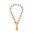 Wholesale Christmas Necklace  Chain Red Green White Beaded Necklaces