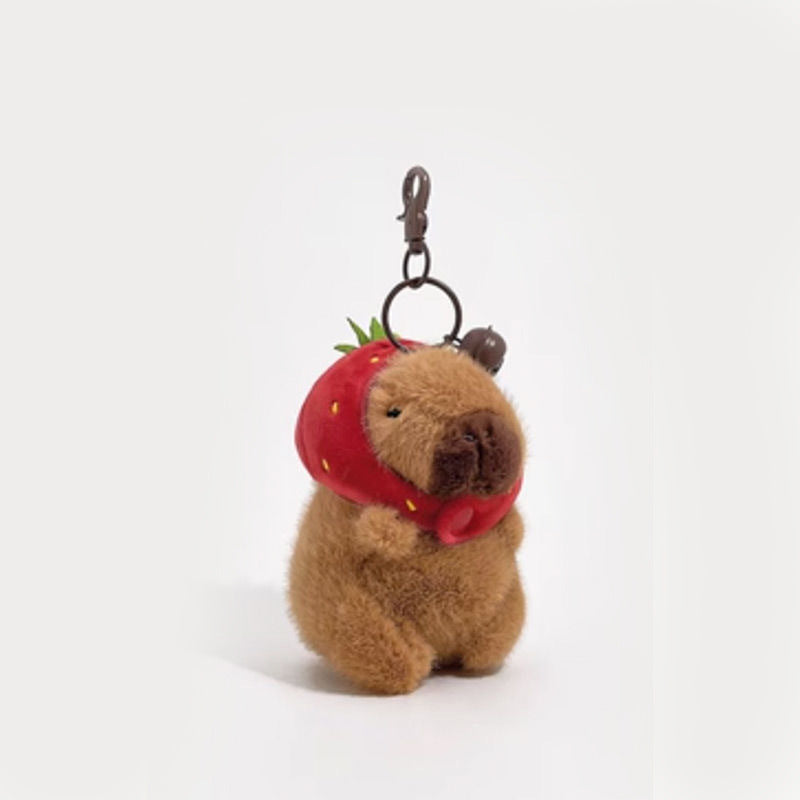 Wholesale Creative Kapibala Capybara Plush Cute Doll Keychain
