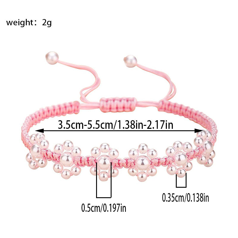 Wholesale Hand-Woven Flat Knot Bracelet