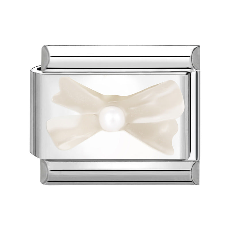 Wholesale  Italian Charm Bracelet 9mm DIY Colorful Personalized Creative Stainless Steel Composable Bracelet