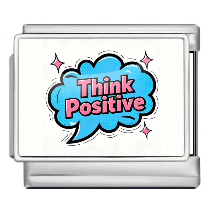 Wholesale italian Charm Bracelet 9mm DIY Colorful English Series Creative Stainless Steel Composable Bracelet