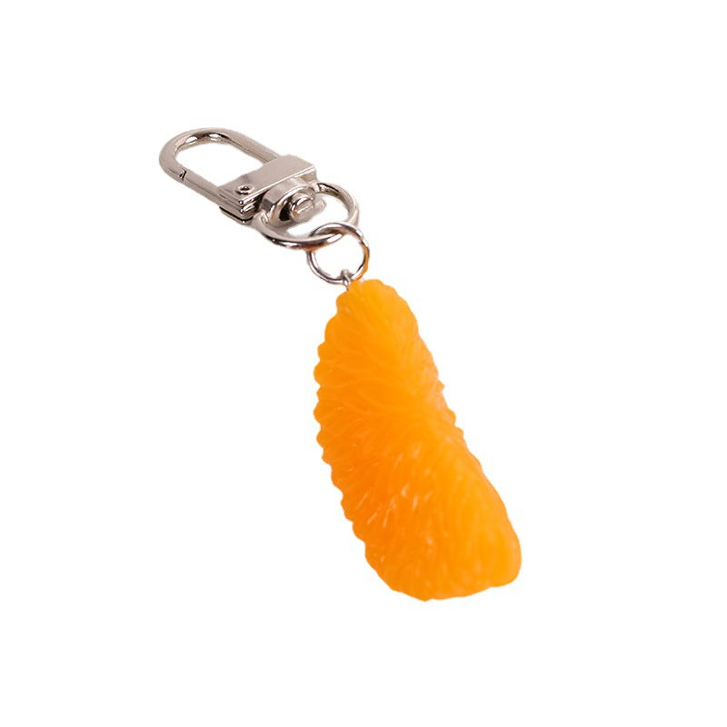 Wholesale Fruit  orange petal keychain