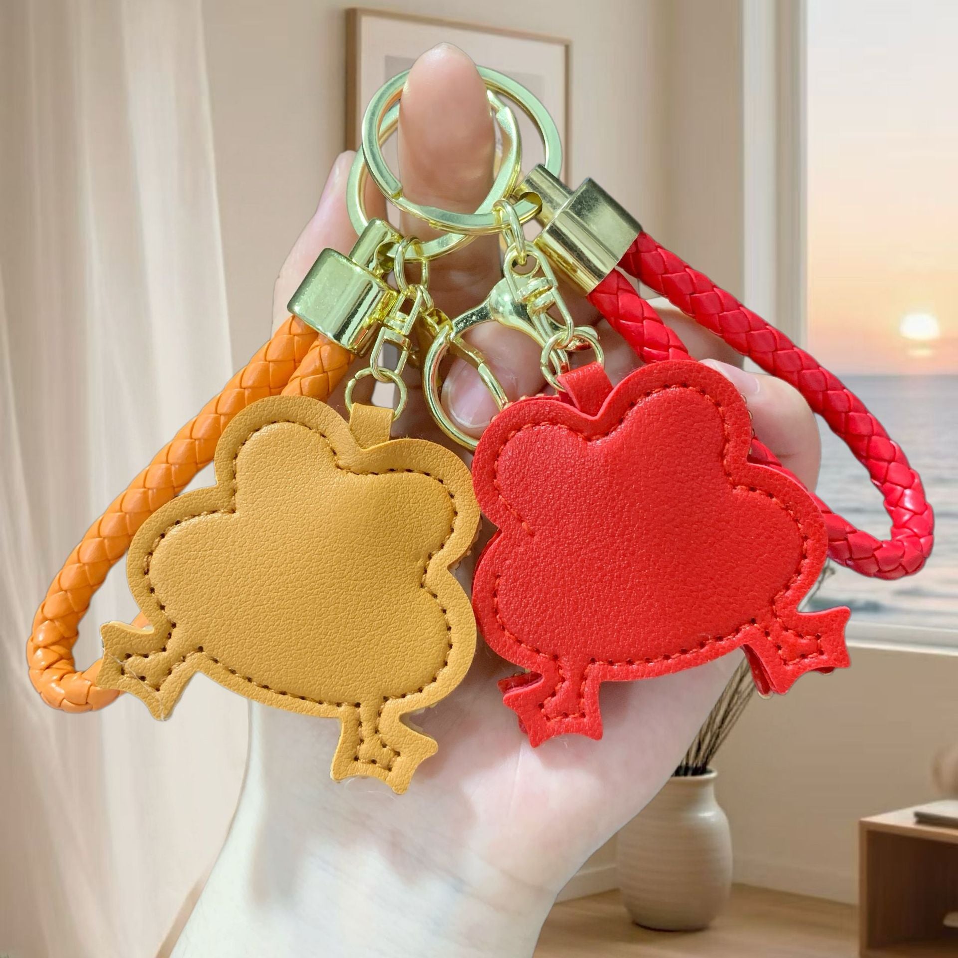 Wholesale Rhinestone Frog Keychain Full Diamond Leather Pendant Wedding Gift Fashion Accessory