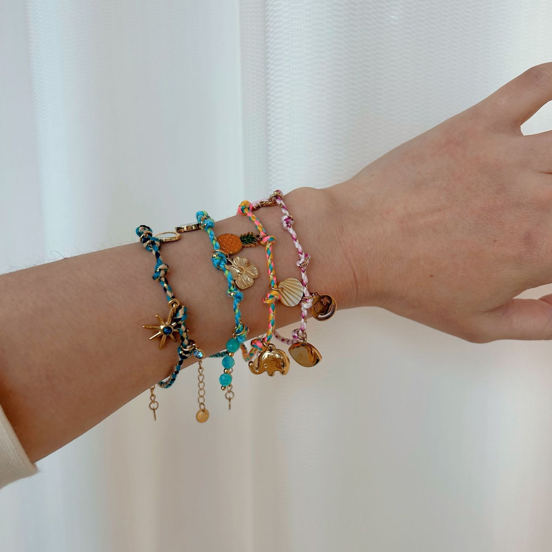 Wholesale Stainless steel summer rope bracelet jewelry