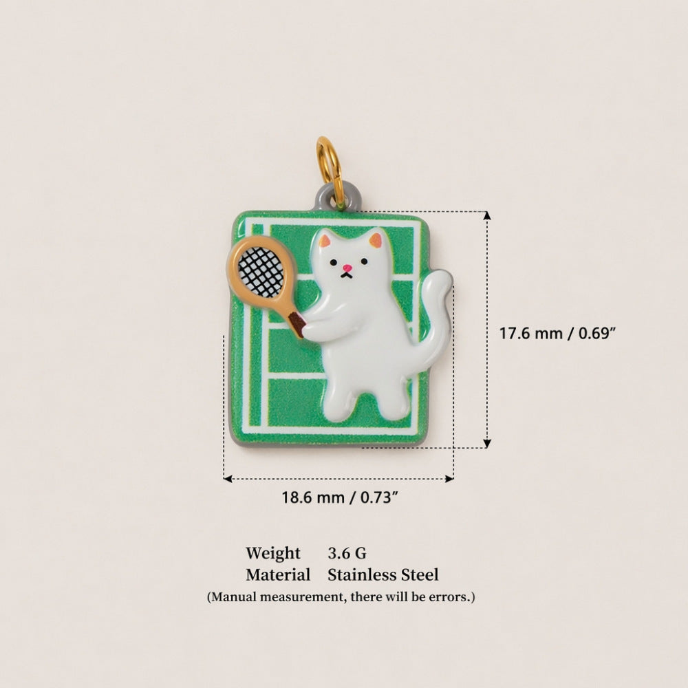 Wholesale Fashion Plant Pendant Stainless Steel Gold Plated Irregular DIY Accessory Bag Charm Everyday Wear Or Boutique Resale
