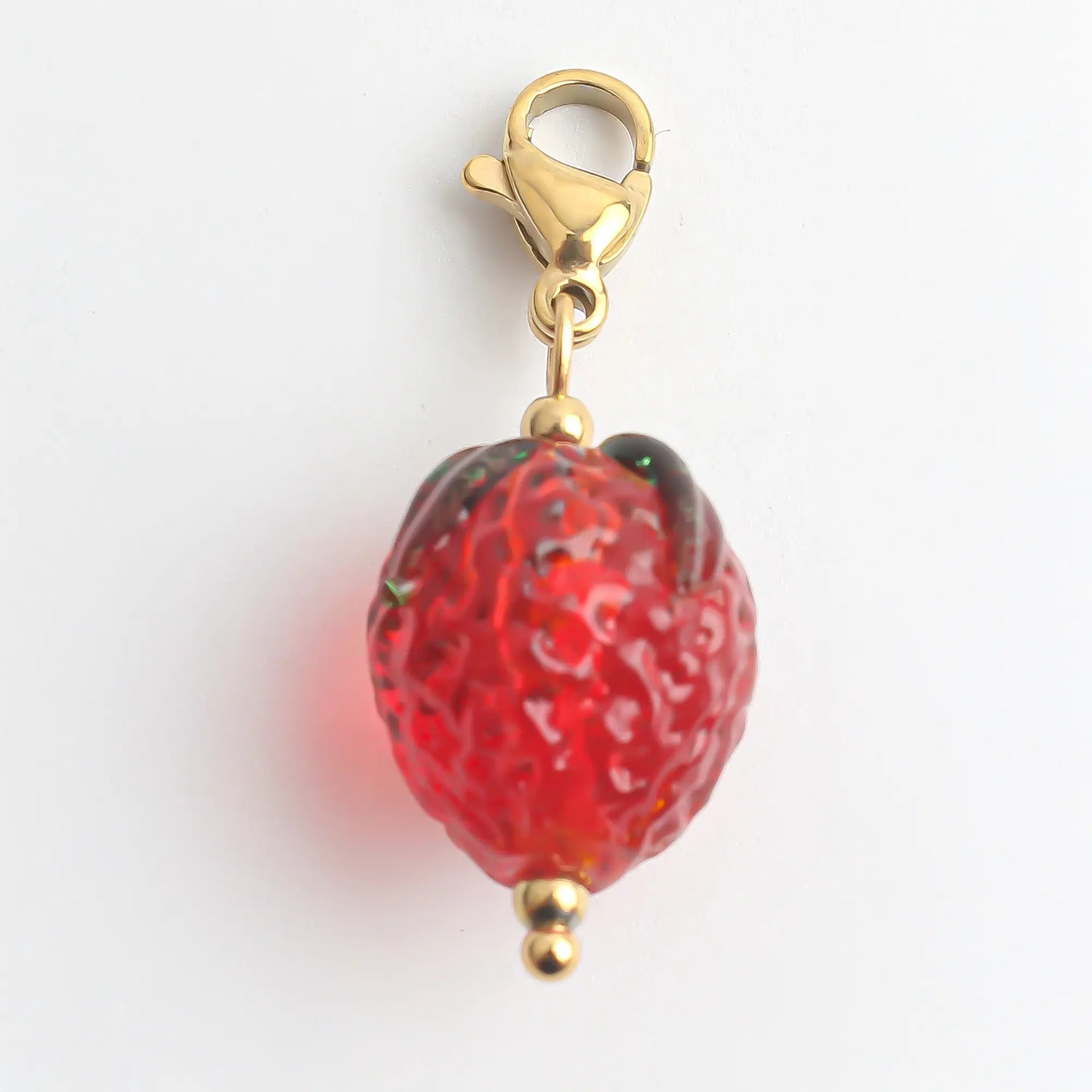 Wholesale Stainless Steel Four Leaf Clover Sun Ray Lobster Clasp Pendant Colored Stone Necklace