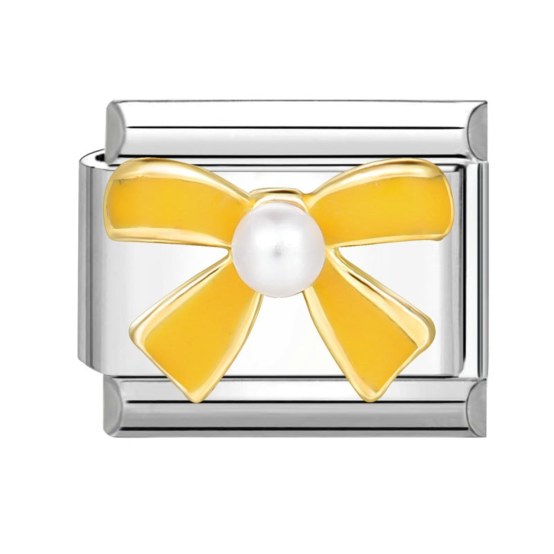 Wholesale Italian Charm Bracelet 9mm DIY Splicing Removable Stainless Steel Insect Series Composable Bracelet