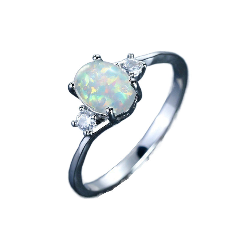 Wholesale  colored diamond ring  light luxury  ring