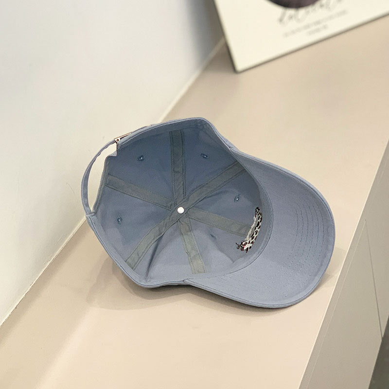 Wholesale cute puppy flat brim hat retro baseball cap