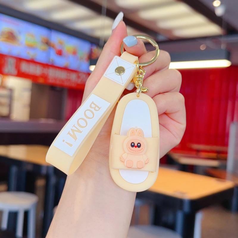 Wholesale Cute cartoon silicone keychain