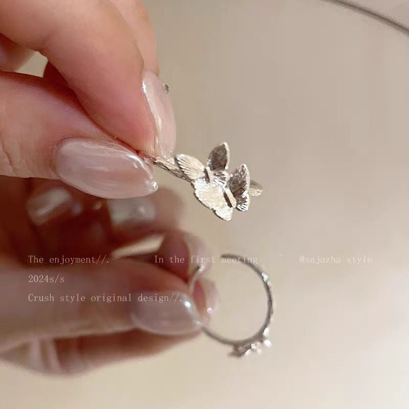 Wholesale Red  Cute Bow Love  Alloy Ring