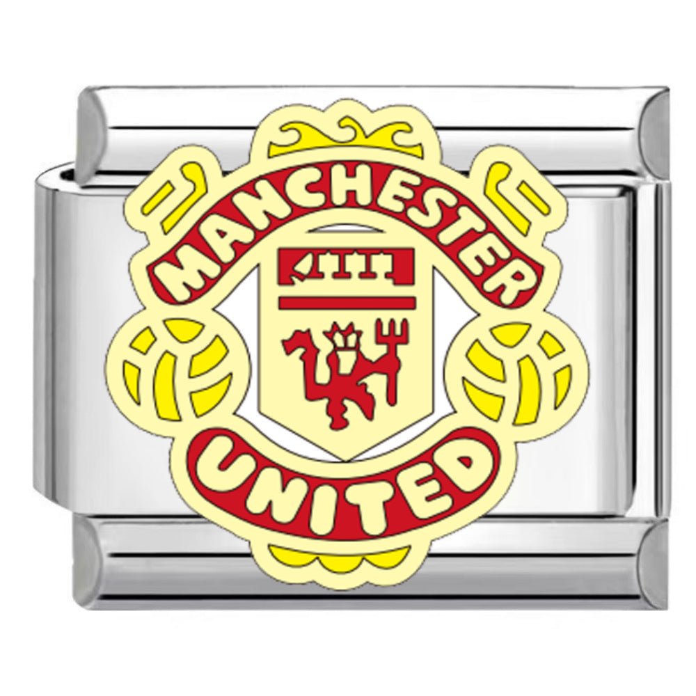 Wholesale Titanium Steel DIY Italian Charm Bracelet With Football Club Pattern Modular Accessory For Gift And Resale