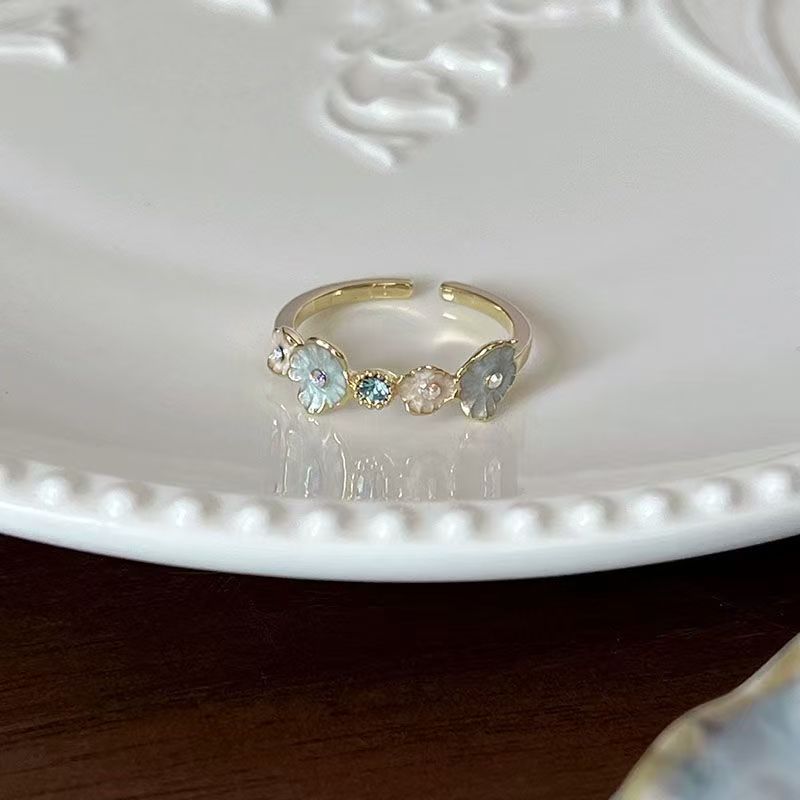 Wholesale Women S Modern Blue Stacking Ring Fashion Accessory Boutique Resale Gift