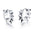 Wholesale  Punk Pointed Stud Earrings  Hip-Hop Fashionable All-Match Stainless Steel Stud Earrings
