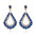 Wholesale Bohemian Exaggerated Alloy Diamond Hollow Glass Crystal Earrings