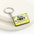 Wholesale Color Acrylic Tape Keychain Pendant Color Printing Retro Music English Keychain