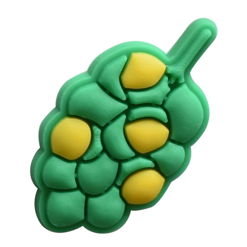 Wholesale 100pcs Random PVC Plastic Drop Soft Rubber Shoe Flower Cartoon Cave Shoe Buckle Shoes Charm