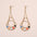 Wholesale Personality Exaggerated Drop Color Flower Earrings