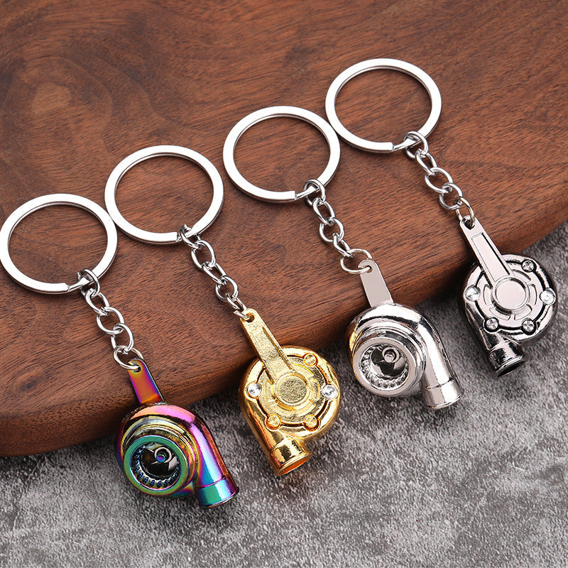 Wholesale Metal Car Turbo Creative Keychain