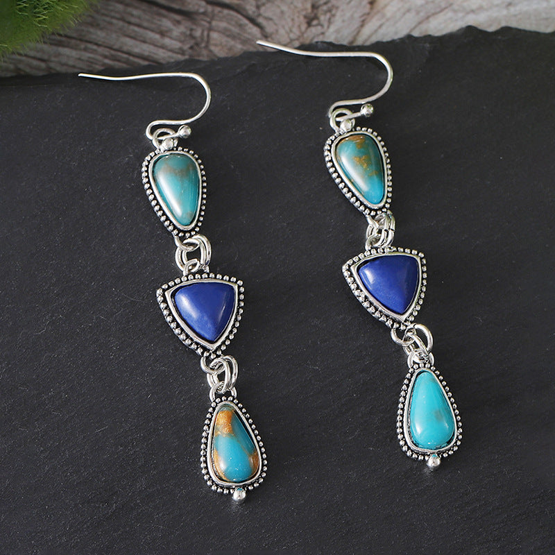 Wholesale Bohemian Artistic Retro Long Earrings