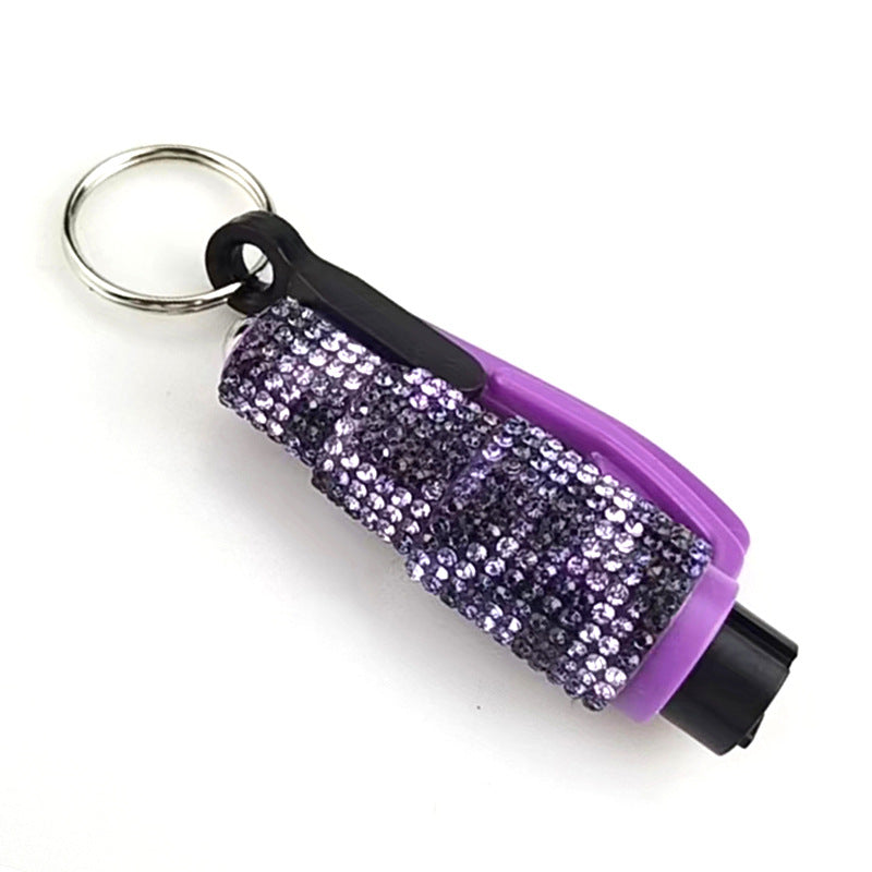 Wholesale Outdoor 2 in 1 Diamond Keychain For Car ACCVIP-KC-CanWu001